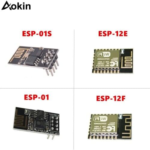 ESP8266 ESP01S ESP12E ESP12F ESP-12E ESP-01 ESP-01S ESP01 ESP-12F Remote Serial Port WIFI Wireless Module 3.3V SPI For Arduino