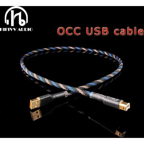 Hifivv audio hi end Audio USB Cable OCC USB DAC Cable HIFI USB cable