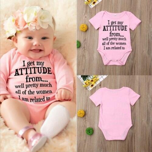 Newborn Infant Baby Girls Cotton Romper Bodysuit Jumpsuit Clothes Outfit Summer