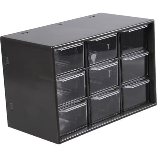 Jewelry Storage Box Mini Debris Cabinets Lattice Portable Amall Drawer Sorting Grid Desktop Office Supplies Color Randomly 1pcs