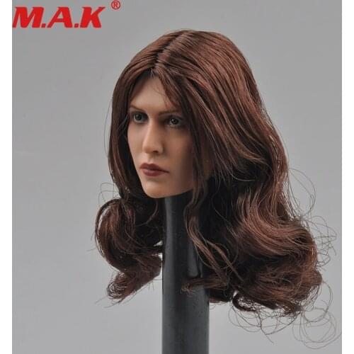 1:6 scale female girl headsculpt model Elizabeth Olsen Scarlet Witch head sculpt for 12'' woman lady action figures bodies