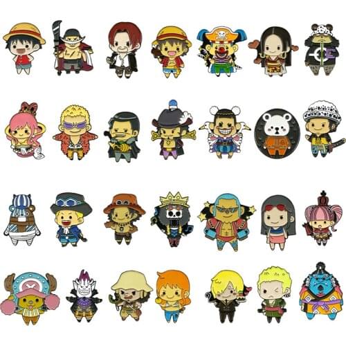 Cute Anime Movies Figure Metal Hard Enamel Pins Brooches Women Men Lapel Badges Backpack Collar Fashion Jewelry Gifts For Kids
