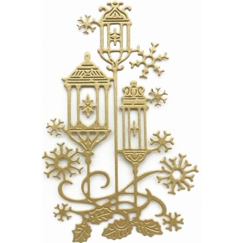 Snow Vine Lanterns Craft Metal Cutting Dies Scrapbooking Album DIY Paper Gift Card Craft Embossing Die