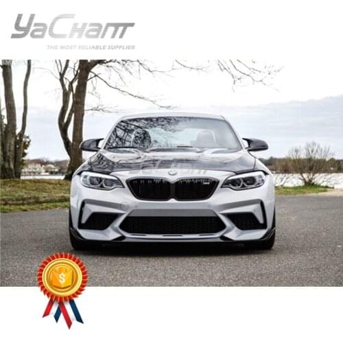 Light Weight Dry Carbon M-P Style Front Lip For 2018-2020 F87 M2C M2 Cempetition Front Bumper Under Splitter Lip