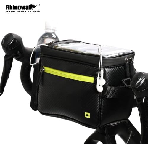 Rhinowalk Waterproof Bicycle Bag Bike Phone GPS Bag Touch Screen Handlebar Front Tube Bag Shoulder Bag Frame Bag