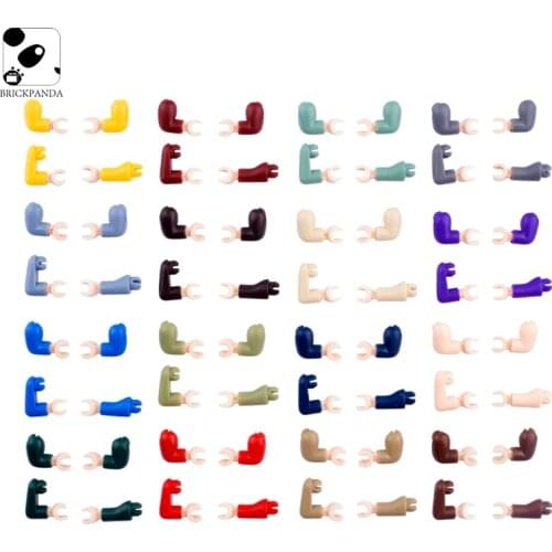 Military Minifigs Special Posture Arms Mini City Building Blocks Brick Accessories MOC Body Palm Parts Children Interaction Toys