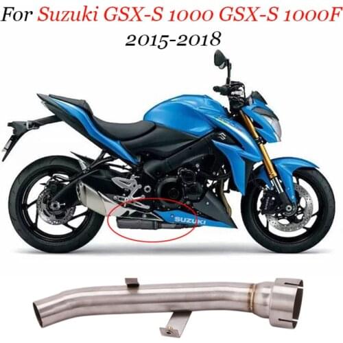 GSXS1000 GSX S1000F Stainless Steel Decat Race Eliminator Exhaust Link Pipe For Suzuki GSX-S 1000 GSX-S 1000F 2015 2016 2017 18