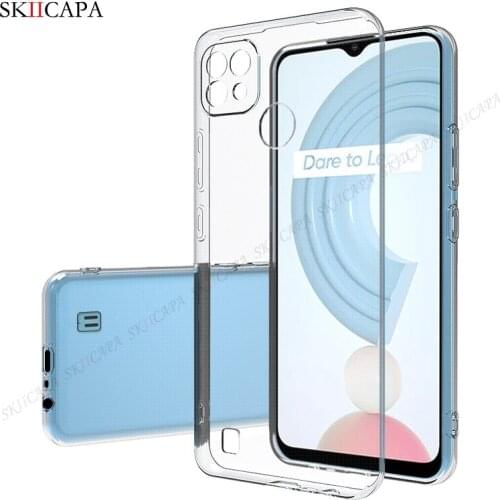 For OPPO Realme GT C21 Ultra Thin Clear Case For OPPO Find X3 Pro 5G Realme C20 Camera Lens Protection Back Cover Phone Case
