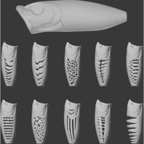 WLure Hard Plastic 3D Stencil Topwater Popper for UPT605