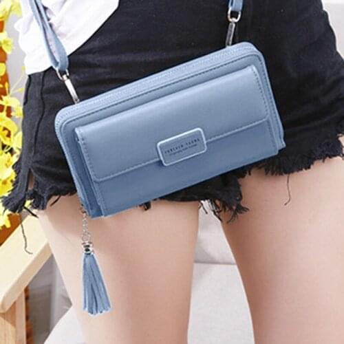 Women Handbags Female New Large Capacity Shoulder Bags Lady Hasp Zipper Purse Phone Wallet Strap Clutch Coin Card Holder 2021