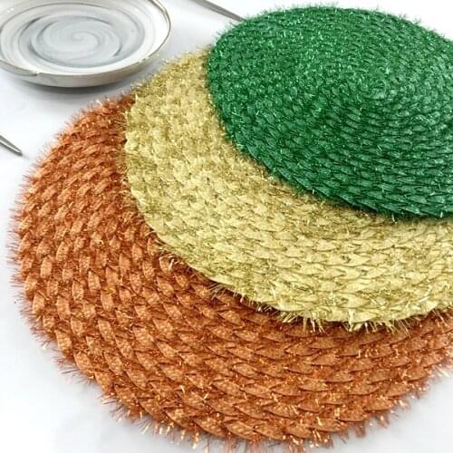 1PCS Round PVC Placemat Kitchen Dining Table Mats Steak Pad Anti-scalding Insulation Pads INS Nordic Hotel Restaurant Home Decor