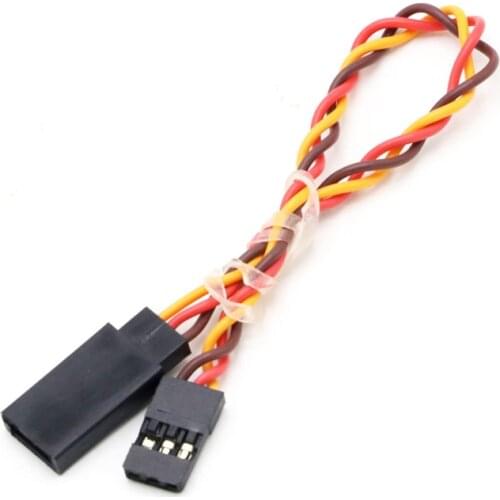 10Pcs 10/15/20/30/50/100cm Servo Extension Cable 30 / 60 Core Wire For Futaba JR Anti-Interference RC Helicopter Part