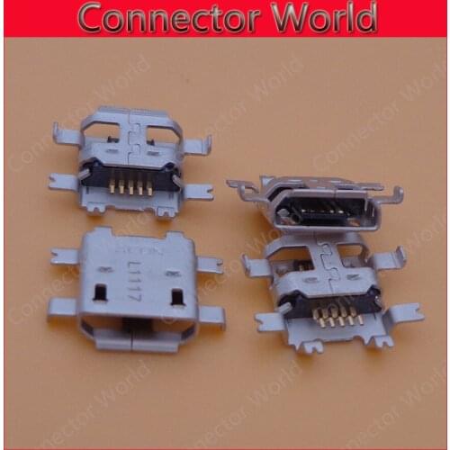 2-200pcs/lot micro usb connector For Asus ME181C ME8110C ME181 K011 ME181 charger Charging Port mini USB jack socket dock plug