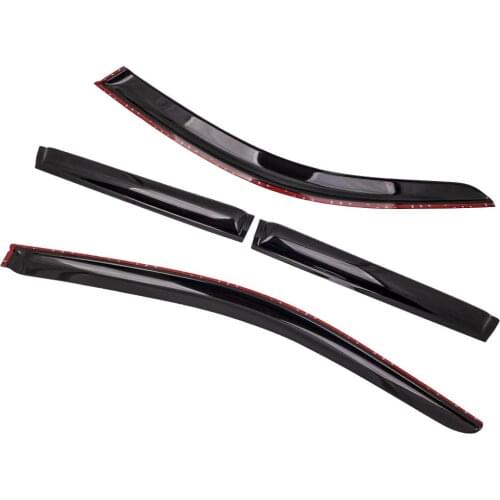 4pcs Sun Visor Vent Weathershields for Ford Territory 2004-2018 2008 2012 2015