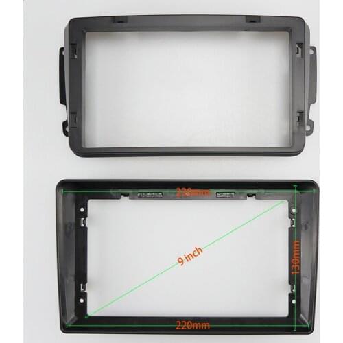 9 INCH Car Audio Frame GPS Navigation Fascia Panel Car dvd Plastic Frame Fascia is suitable for BENZ