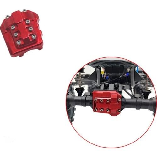 TRX4 Aluminum Differential Housing Cover Front and Rearf Axle Cover for 1/10 RC Crawler Car Traxxas TRX-4 Upgrade Parts