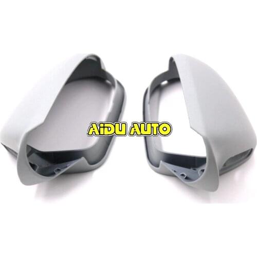 4GD857527A 4GD 857 528A 1 Pair Side Assist Rear Mirror Covers Outside Mirrors 4GD 857 527 A 4GD 857 528 A For Audi A6 C7