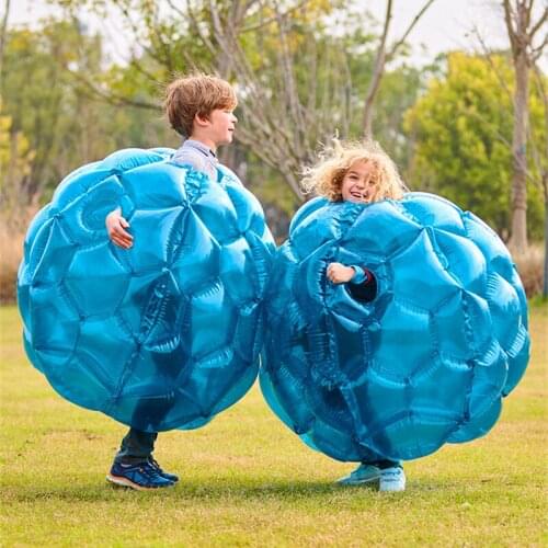Kids Inflatable Air Bubble Soccer Football Outdoor Fitness Zorb Ball Sports Team Game Equipment Air Bumper Ball For Children
