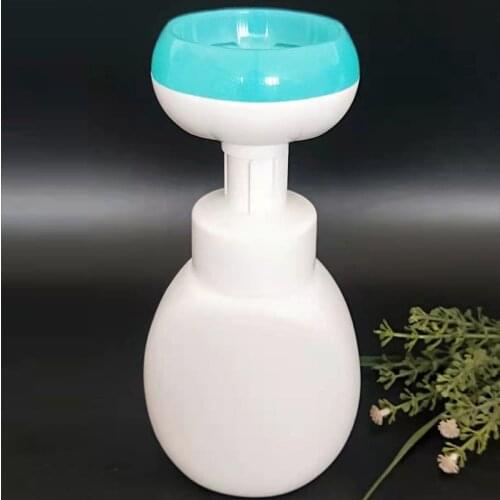 300ml Liquid Soap Dispenser Flower Shape Foam Foaming Pump Lotions Refillable Bottle Liquid Distributor Shower Foam Pump Bottle
