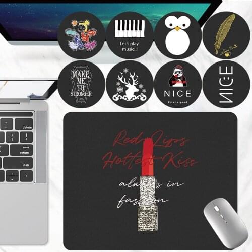 Mouse Pad Game Gamer Mouse Pad Leather Waterproof Desktop Mouse Pad Laptop Computer Small Mouse Pad