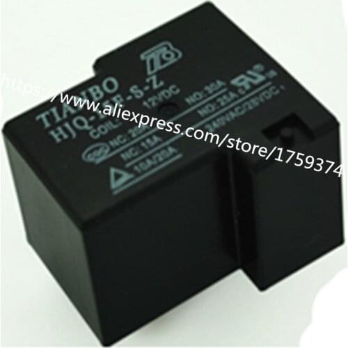 Wholesale 100pcs/lot HJQ-15F-S-Z-12VDC 20A 6feet relay