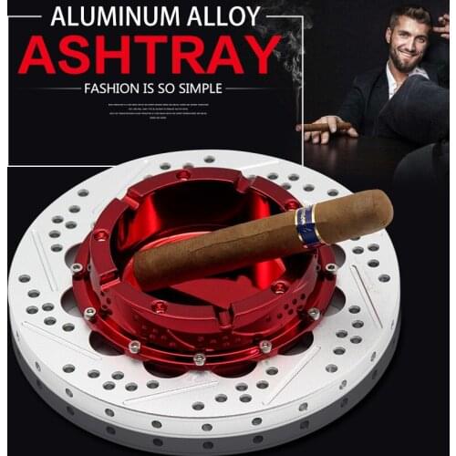 Forging Aluminum alloy ashtray for home decoration, home office supplies, cigar ashtray, Car wheel brake caliper series