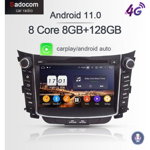PX6 2 din TDA7851 Android 10.0 8 Core 4GB RAM 64G Car DVD Player For Hyundai I30 2011 - 2014 Glonass Map autoradio car radio 5.0
