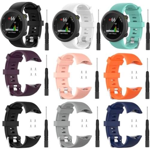 Honecumi For Garmin Forerunner 45 45S Strap Soft TPU Wrist Watch Strap For Garmin Forerunner 45S Band Replacement Accessories