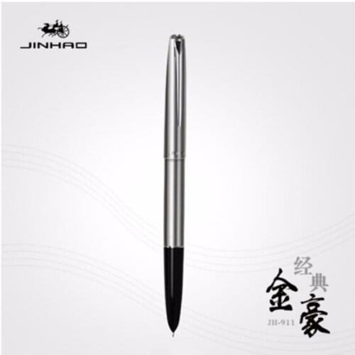 JINHAO 911 Fountain Pen Ink Steel Financial Tip 0.38mm Extremely Fine Calligraphy Pen Nib Stainless Student Writing Tools Office