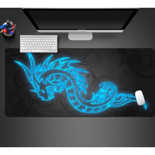 Super Cute Blue Dragon Mouse Pad High Quality Rubber Computer Keyboard Mouse Mat Professional Quick Gaming Mouse Pad To Gamer