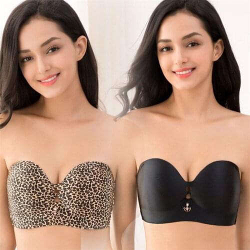 Plus Size Bras Leopard Women Evening Dress Underwear Sexy Gather Push Up Lingerie Bralette Breathable Brassiere нижнее белье