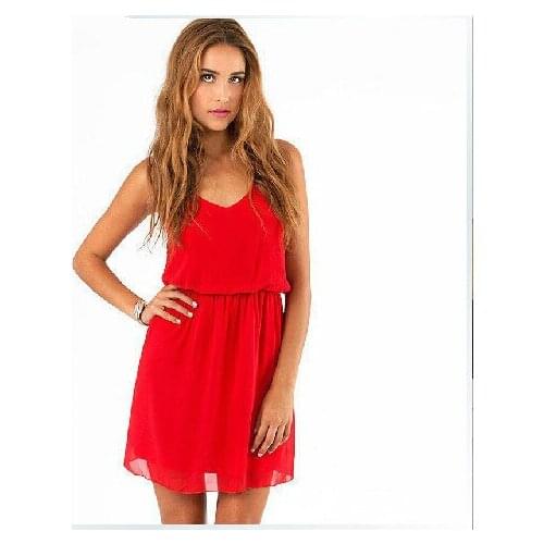 New 2020 summer women chiffon casual dress,plus size S-4XL Double strap SEXY mini dress, fashion vestido ,girl dress
