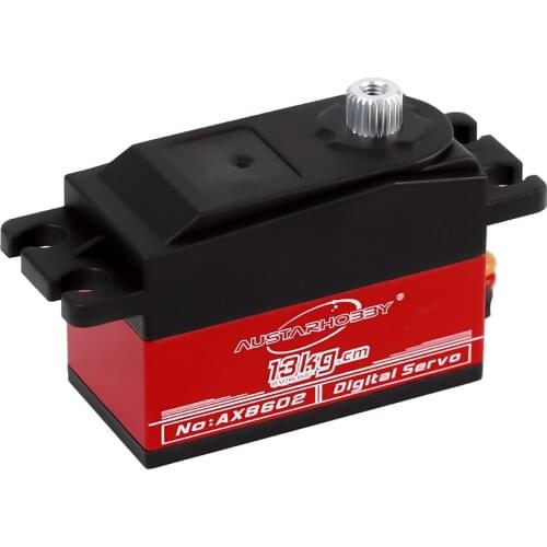 1Pcs Metal RC Core Servo 13KG AX8602 Torque Digital for On-Road RC Touring Car Drift Car RC Plane Model