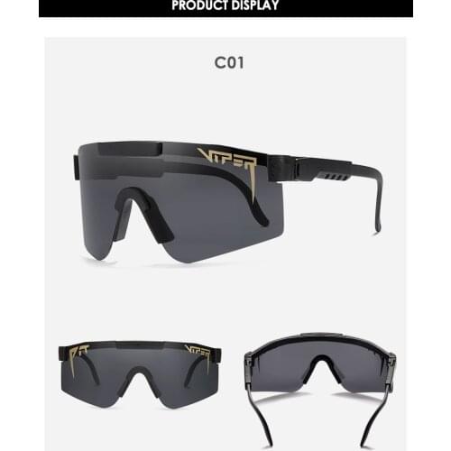 2021 luxury sunglasses oversized polarized unisex TR90 lens UV400 eye protection men and women sports pit viper sunglasses