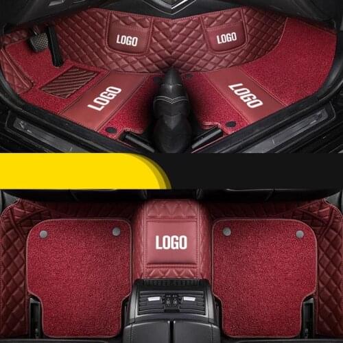 Car floor mats For toyota land cruiser 100 200 wish camry 40 prado corolla e150 aygo venza highlander aqua chr rugs accessories