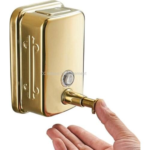 Ellen Antiek Brons Zeepdispenser Muur Shampoo Zeep Houder Keuken Badkamer Wastafel Lotion Handpomp EL65