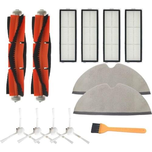 HEPA Filter Main Brush Side Brushfor Xiaomi Mijia 1C STYTJ01ZHM Dreame F9 Robot Vacuum cleaner Mop Cloth Cleaning Tool