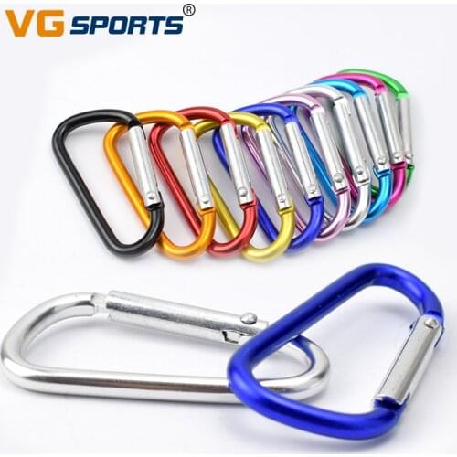 Carabiners Aluminum Lock Carabiner Spring Clip Hook Keychain Buckle Mountaineering Hook Climbing Sports Outdoor Camp Accessories