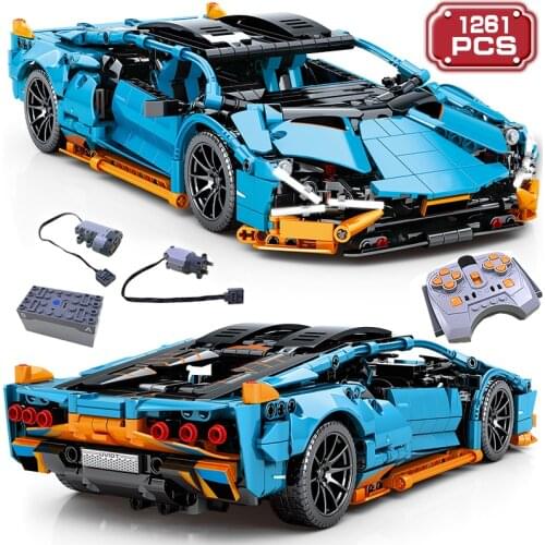 Technical Racing RC Car Set Building Blocks MOC Expert Stunt Sport Vehicle Assembly Diy Bricks Remote Control Toys for Boys