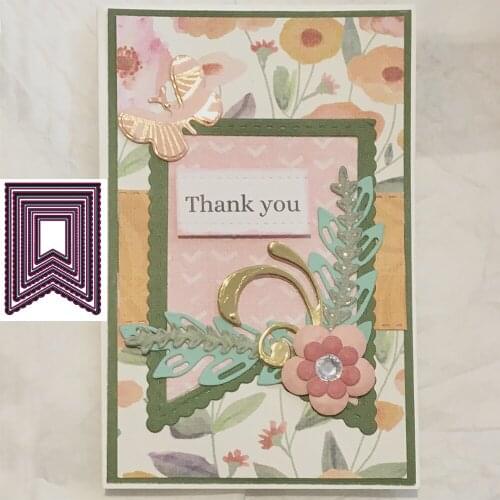 New 10 Layer label frame card metal cutting die mould scrapbook decoration embossed photo album decoration card making DIY