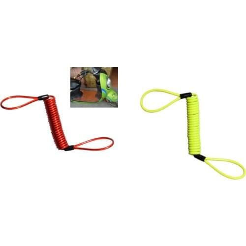 Motorcycle Reminder Cable For Alarm Disc Lock / Anti-Theft Security Strap Motorcycle Alarm