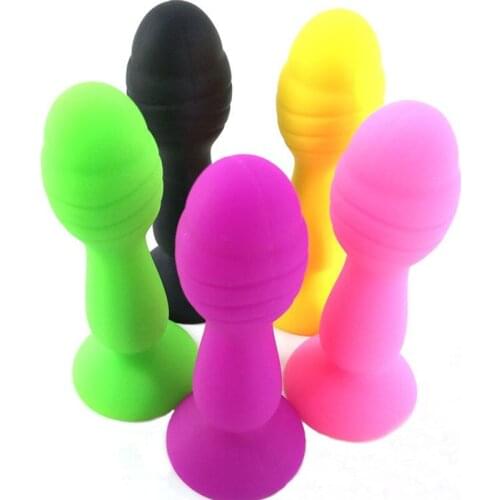 Unisex Silicone Simulation Round Head Anal Dildo Male Prostata Massage Anal Dilator Adult Products Sex Shop