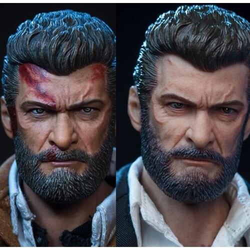 Worldbox Durable Body 1/6 Soldier Puppet Uncle Wolf Battle Damaged Head Sculpture In Stock