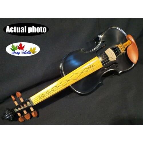 Strad style Best craft 5 strings 4/4 electric violin +Acoustic violin #8453