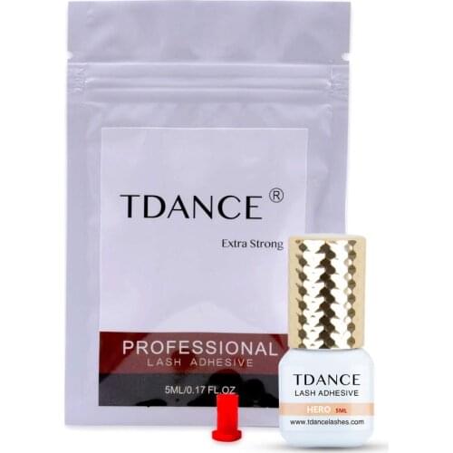 TDANCE HERO 5ml 0.5-1 Seconds Quick dry Sensitive Adhesive Long Lasting Waterproof Professional Eyelash Glue Cosmetic Tools