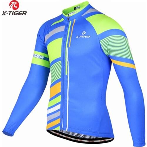 X-Tiger Winter Thermal Fleece Cycling Clothing Keep Warm Maillot Ropa Ciclismo Invierno Bicycle Clothing Wear MTB Bike Jerseys