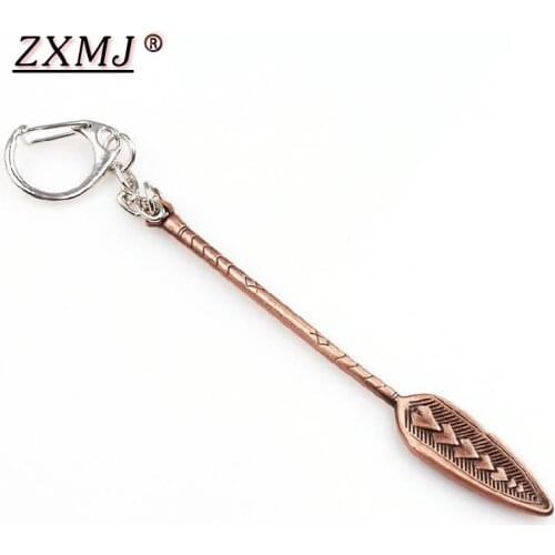 Moana Paddle Keychain Keyring Movie Ocean Wonderland Baby Maui Cartoon Paddle Weapon Chaveiro For Kids Gift Jewelry New gift