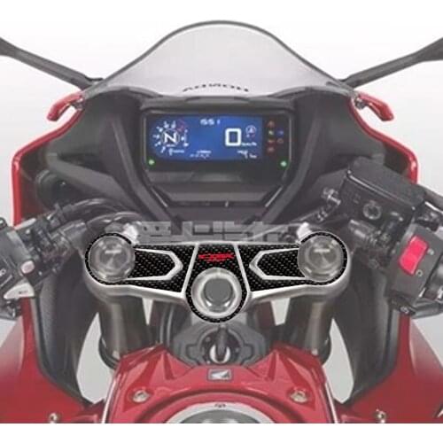 For Honda CBR650R CBR 650 R 2019 2020 Carbon Fiber Cap CBR 650R Sticker Tank Pad Fork Triple Tree Upper Clamp Decal