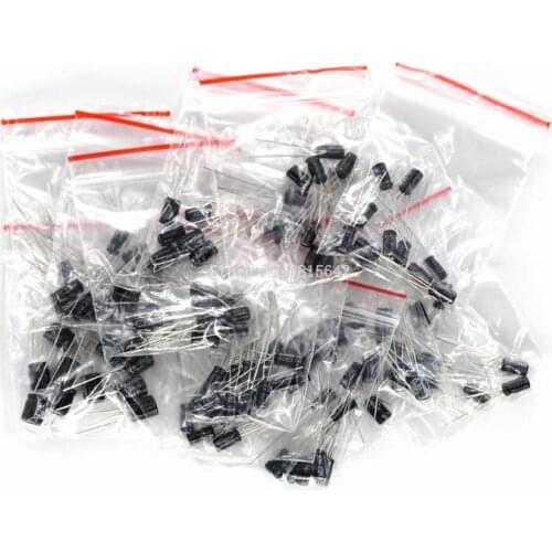 120PCS/LOT 12 values 0.22UF-470UF Aluminum electrolytic capacitor assortment kit set pack