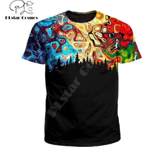 PLstar Cosmos 2019 New style Fashion summer Short sleeve t-shirt Trippy Night sky Printed 3D T Shirts Harajuku street t shirts